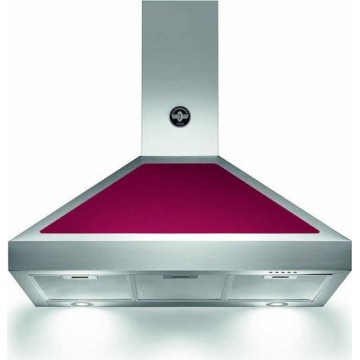 La Germania K90AMHVIA/19 Απορροφητήρας Καμινάδα-Τζάκι 90cm Κόκκινος